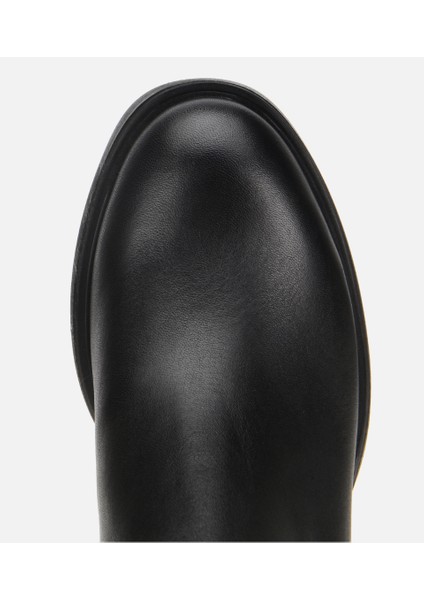 01BOH312820A100 KADIN Deri Siyah Yumuşak Dokulu Bilekte Düz Bot indirimleri