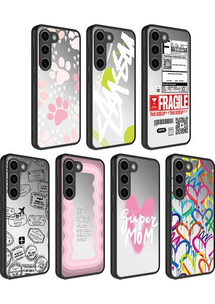 Galaxy S23 Plus Kılıf Aynalı Desenli Kamera Korumalı Parlak Mirror Kapak-Ayna fiyatları