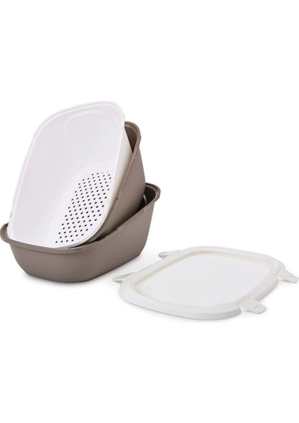 Reina Sift Elekli Kapalı Kedi Tuvaleti 64CM*46CM*48CM modelleri