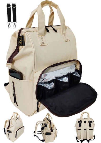 Anne Bebek Bakım Sırt ve Omuz Çantası Organizatör Termal Biberon Gözlü Çanta indirimleri