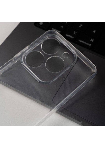 Tecno Spark 20C Kılıf 2mm Anti Shock Silikon-Renksiz modelleri