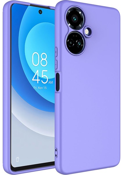 Tecno Camon 19 Pro Kılıf Mara Laaakan Kapak-Lila