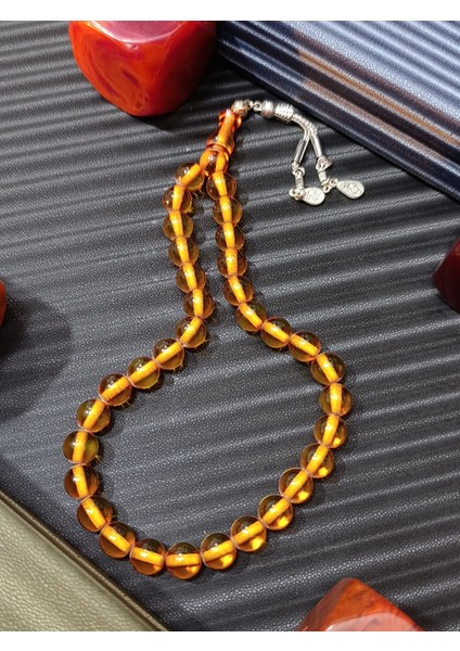 T0Z Kehribar Tesbih Sarı Renk