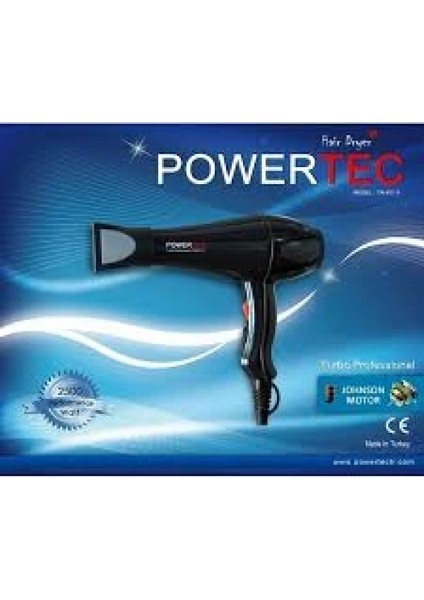Powertec TR-601S Saç Kurutma - Fön Makinesi 2500W Perform (K95)