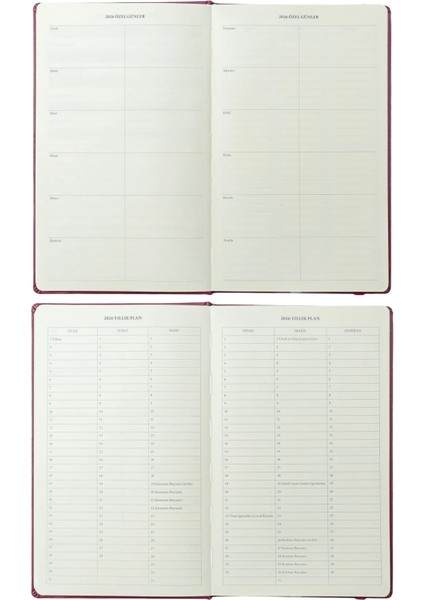 Classic 2026 Haftalık Ajanda 13X21 Cm.sert Kapak. Ivory 80 GR.144 Sayfa. Cepli. Lastikli.lila