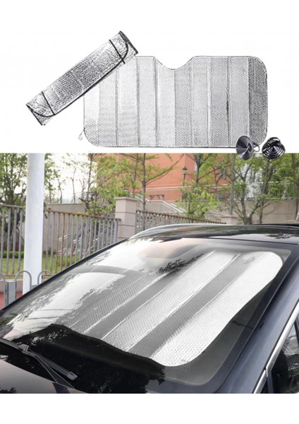 Uv ve Isı Önleyici Oto Ön Cam Güneşliği Hyundai I20 Fiat Egea Toyota Corolla Volkswagen Passat