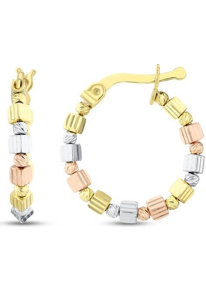 Altın Halka Küpe - 14K