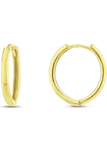 Altın Halka Küpe - 14K