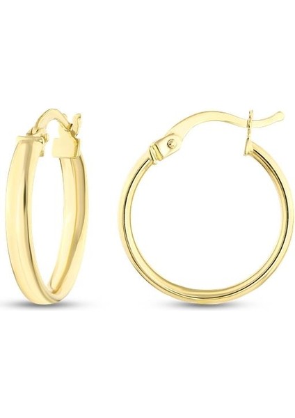 Altın Halka Küpe - 14K