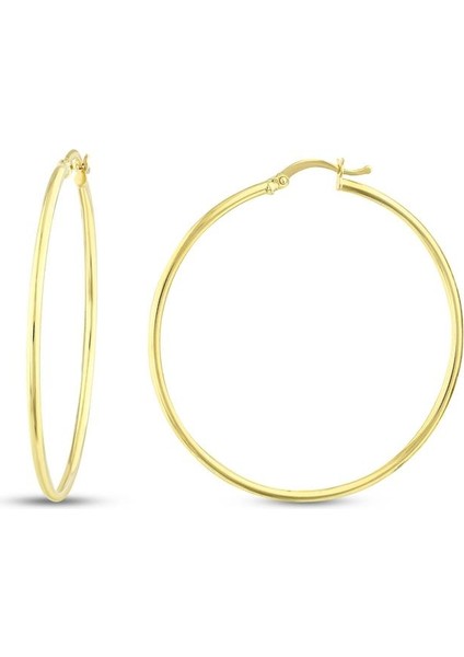 Altın Halka Küpe - 14K