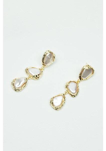 Gold Kaplama Inci Sallantılı Küpe fiyatları