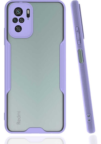 Xiaomi Redmi Note 10 Kılıf Parfe Kapak-Mor