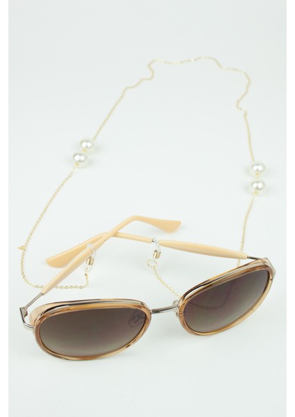 Ince Zincir Inci Detay Gold Gözlük Askısı fiyatları