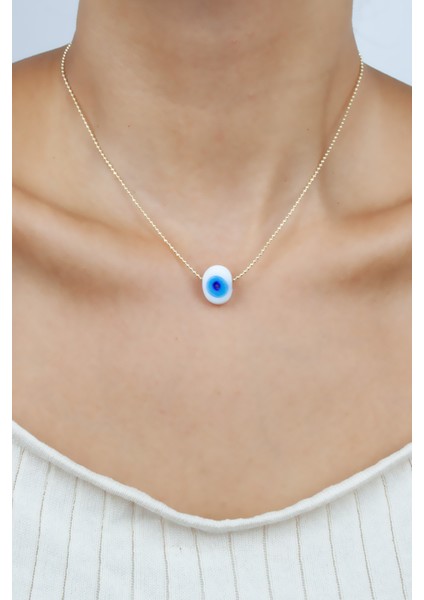 Ince Zincir Nazar Boncuklu Kadın Kolye fiyatları