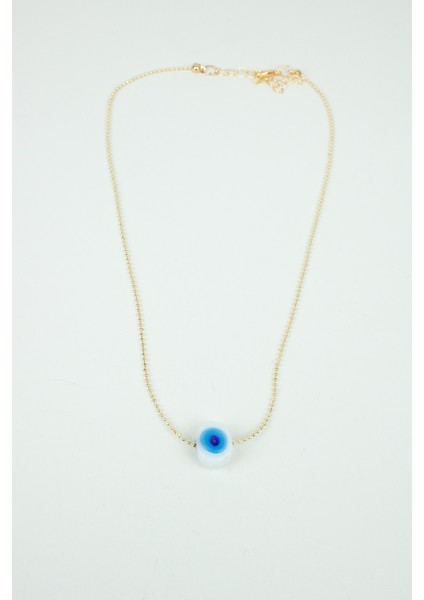 Ince Zincir Nazar Boncuklu Kadın Kolye modelleri