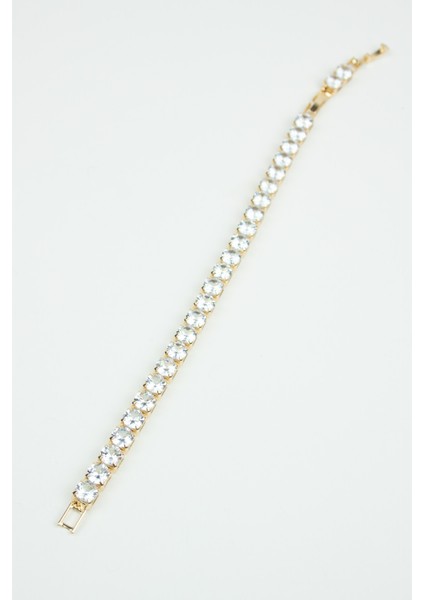 Pırlanta Görünümlü Büyük Taşlı Suyolu Bileklik modelleri