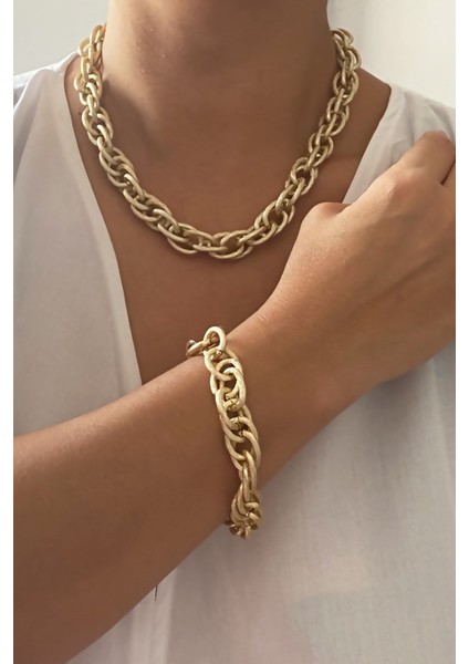 Işıltılı Zincir Kolye Bileklik Set fiyatları