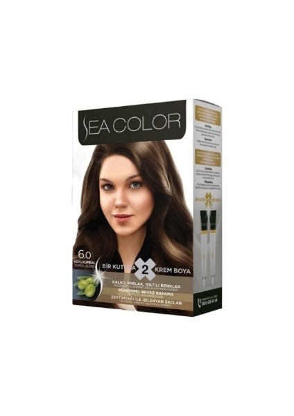 Color Kit Saç Boyası Koyu Kumral 6.0 1 Adet
