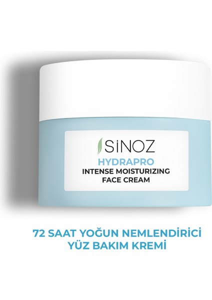 Hydrapro Su Bazlı 72 Saat Yoğun Nemlendirici Yüz Bakım Kremi 50 ml