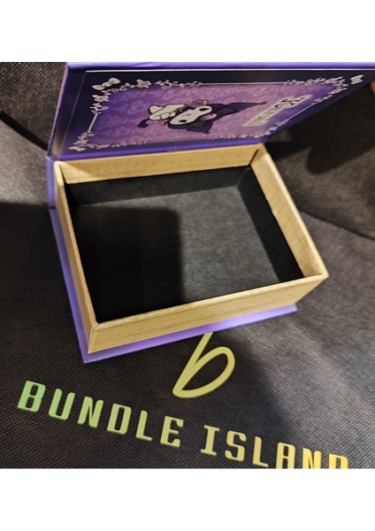 Kuromi Hello Kitty Figürlü Küçük Boy Kitap Şeklinde Çok Amaçlı Kapaklı Kutu Mor fiyatları