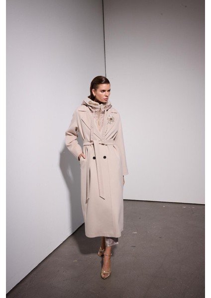 5018 Luce Uzun Kaşe Kaban fiyatları