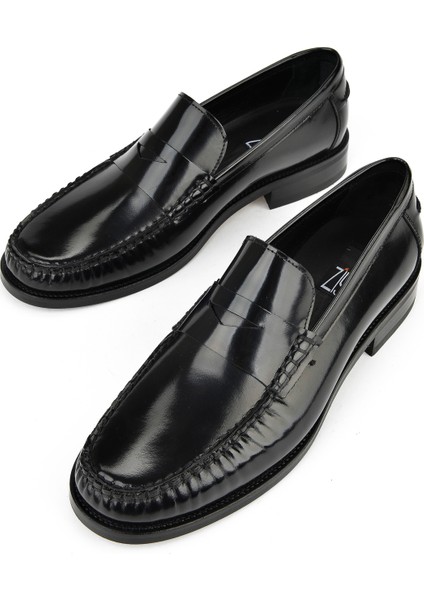 , Erkek Hakiki Deri Ayakkabı 15350Z6868 Siyah indirimleri