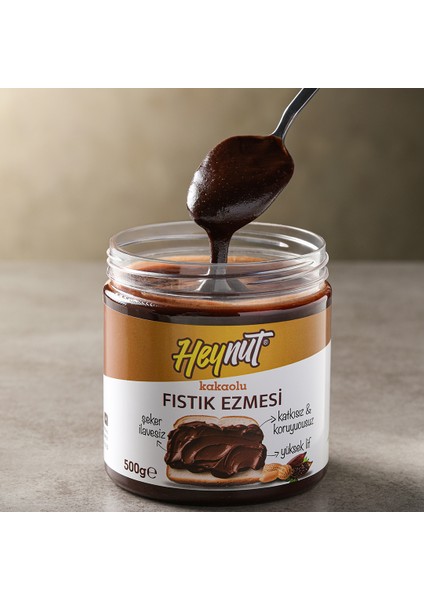 Kakaolu Fıstık Ezmesi 500 gr x 2 Adet fiyatları