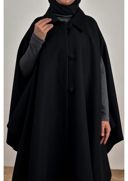 Uzun Kaşe Panço - Siyah modelleri