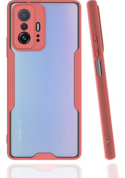 Xiaomi Mi 11T 5g Kılıf Mrsa Parfe Kapak-Pembe