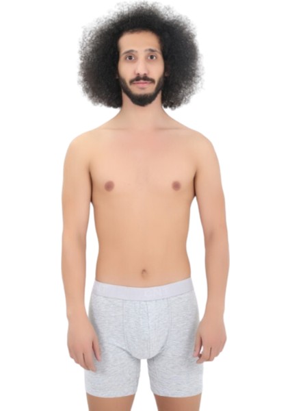 Erkek Uzun Paça Likralı 6'lı Boxer Premium Paket