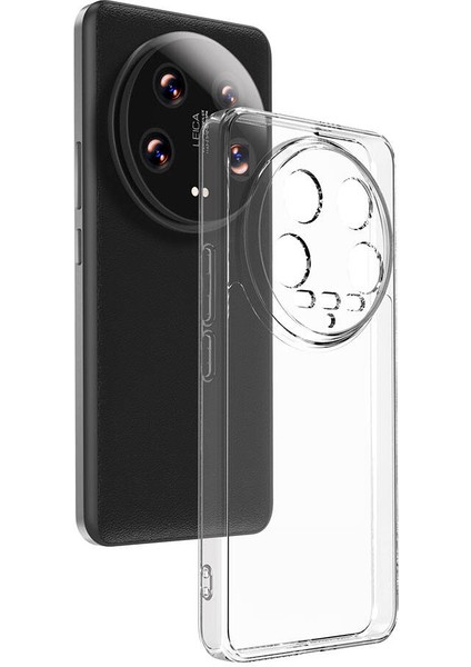 Xiaomi Mi 14 Ultra Kılıf Mrsa Süper Silikon Kapak-Renksiz
