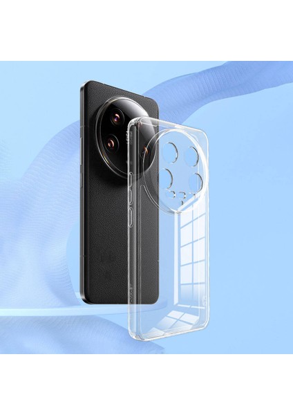 Xiaomi Mi 14 Ultra Kılıf Mrsa Süper Silikon Kapak-Renksiz indirimleri
