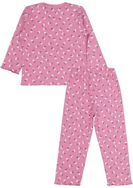 Çiçek Desenli 2-5 Yaş Pijama Takımı modelleri