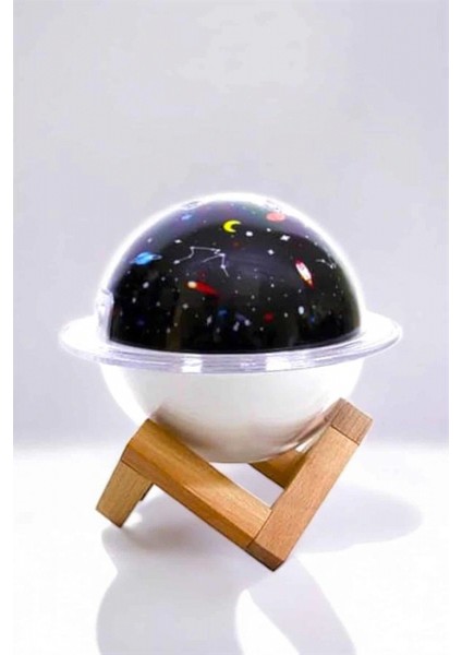 Hava Nemlendirici Masa ve Gece Lambası USB Projeksiyon Aromaterapi indirimleri