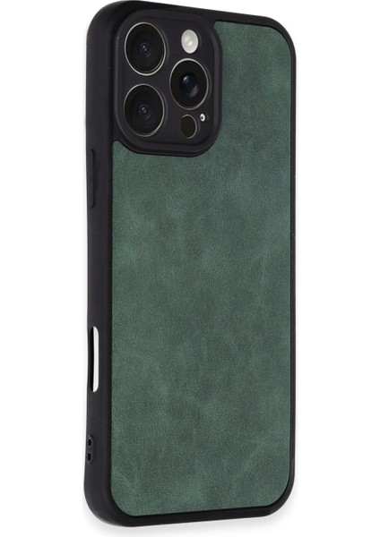 iPhone 16 Pro Kılıf Aras Deri Kapak - Koyu Yeşil (K95) fiyatları