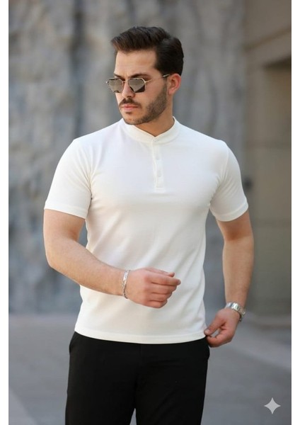 Erkek Kısa Kollu Hakim Yaka Önü Düğmeli Viskon Bluz fiyatları