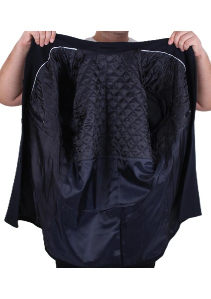 Mocgrande Erkek Büyük Beden Kaşmir Kaban 103008 Lacıvert fırsatları