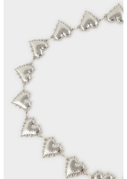 Kadın Silver Kalp Temalı Metal KEMER G3802AXNS fiyatları