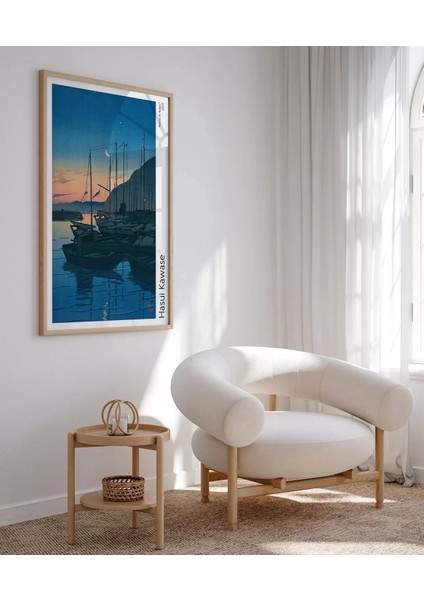 Çerçevesiz Poster Hasui Kawase Beppu'da Şafak 2 modelleri