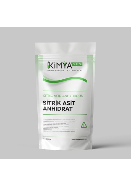 Sitrik Asit Anhidrat - 1000GR