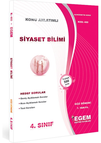 Aöf 4. Sınıf Siyaset Bilimi Güz Dönemi Konu Anlatımlı Soru Bankası
