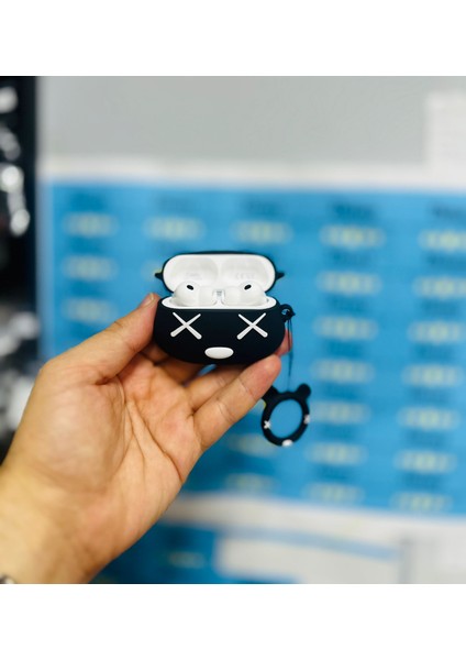 Apple Airpods Pro 3. Nesil (2025) Uyumlu Figürlü Silikon Kılıf Anahtarlıklı Kılıf