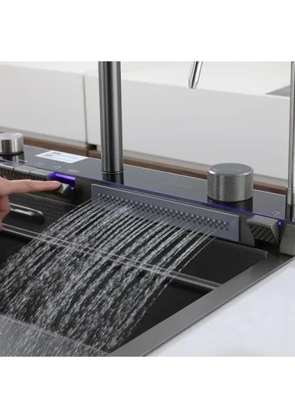 Akıllı Dijital LED Göstergeli Şelale Eviye Seti fırsatları