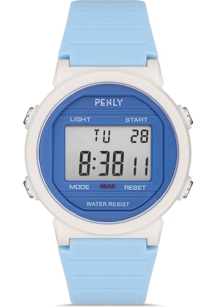 Dijital Su Geçirmez Kol Saati 8212 Model Lacivert +4 Renk Kronometre-Alarmlı