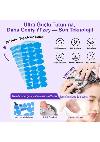 300 Adet Çift Taraflı Tak Çıkar Yapıştırma Bantı indirimleri