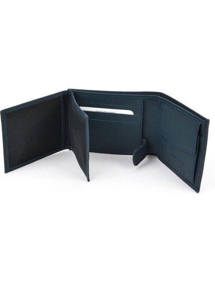 , Erkek Hakiki Deri Cüzdan 1519841ZYP01 Lacivert fırsatları