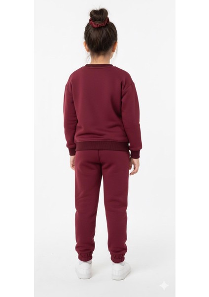 Uzun Kollu Şardonlu 3 Iplik Bel ve Paça Lastikli Çift Cepli Eşofman Takımı fiyatları