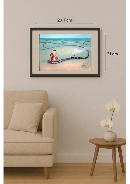 Jerzy Gkuszek 29X21CM Orijinal Karikatür Tablo fiyatları