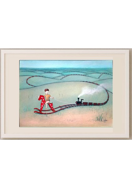 Jerzy Gkuszek 29X21CM Orijinal Karikatür Tablo fırsatları