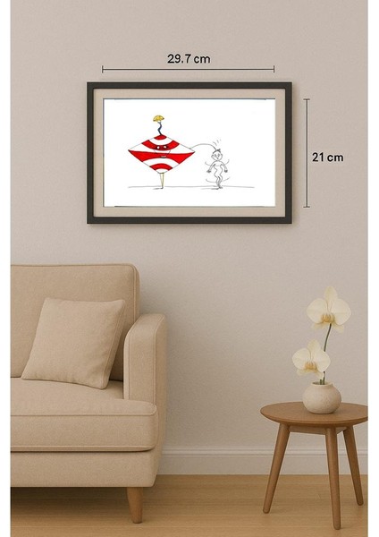 Ivan Smirnov 29X21CM Orijinal Karikatür Tablo fiyatları